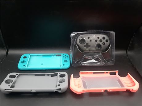 COLLECTION OF SWITCH / SWITCH LITE ACCESSORIES