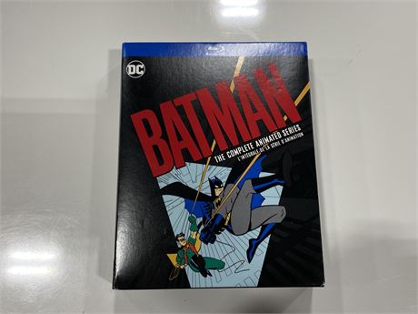 BATMAN THE COMPLETE ANIMATED BLURAY SERIES (12 Disc w/ 2 full length movies)