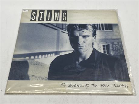 STING - THE DREAM OF THE BLUE TURTLES - EXCELLENT (E)