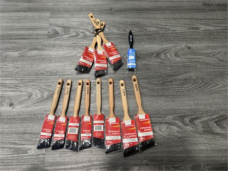 12 NEW GENERAL PAINT BRUSHES (50MM / 38MM + 30MM)