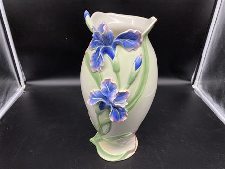 HAND PAINTED FRANZ VASE (15” tall)