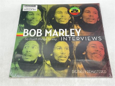 SEALED - BOB MARLEY - INTERVIEWS SO MUCH THINGS TO SAY