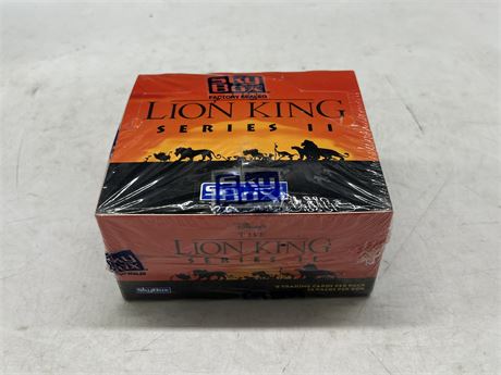 SEALED SKYBOX LION KING SERIES II BOX