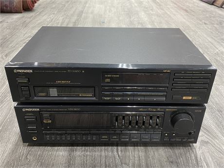 PIONEER AUDIO/VIDEO STEREO RECEIVER VSX-3800 + PIONEER MULTI PLAY COMPACT DISC