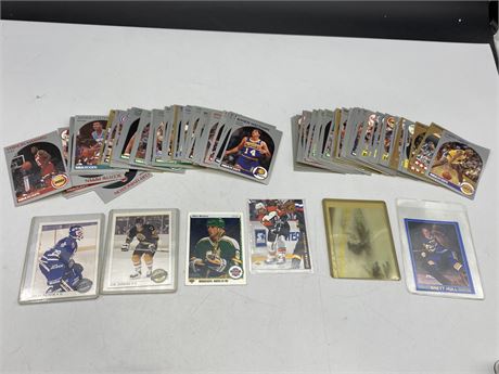 LOT OF 1990s NBA CARDS & 6 MISC NHL CARDS