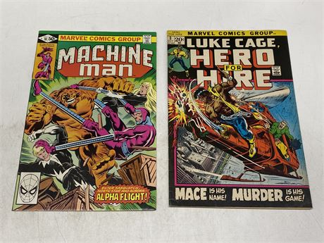 MACHINE MAN #1 AND LUKE CAGE, HERO FOR HIRE #3