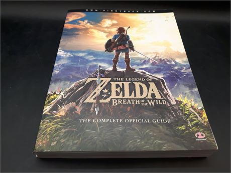 ZELDA BREATH OF THE WILD STRATEGY GUIDE BOOK - VERY GOOD CONDITION