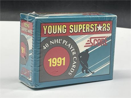 VINTAGE SEALED 1991 SCORE YOUNG SUPERSTARS 40 NHL PLAYER CARDS