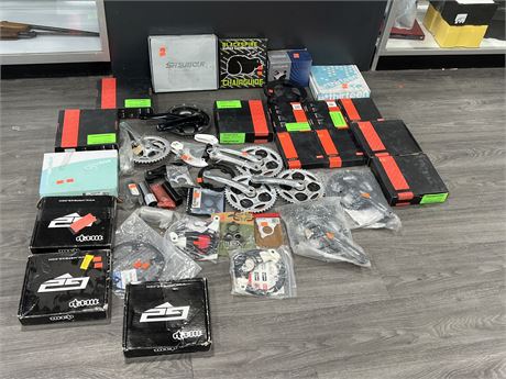 BIKE SPARE ACCESSORIES LOT - SOME NEW