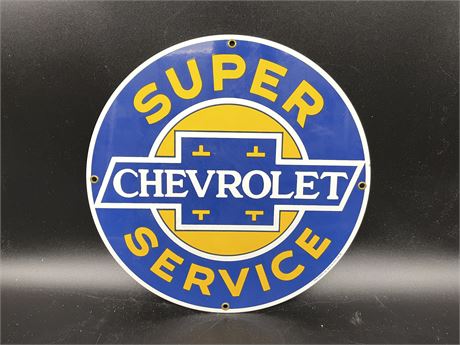 CHEVROLET SUPER SERVICE SIGN