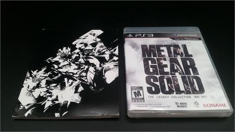 EXCELLENT CONDITION - METAL GEAR SOLID LEGACY COLLECTION WITH ART BOOK - PS3