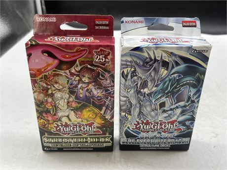 2 SEALED YU-GI-OH STRUCTURE DECK BOXES