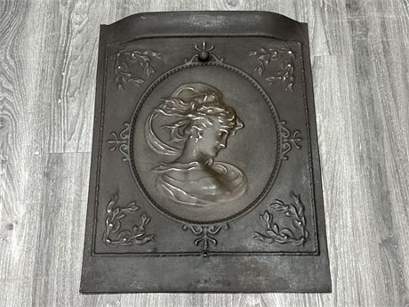 VINTAGE FIREPLACE INSERT COVER (20”x26”)