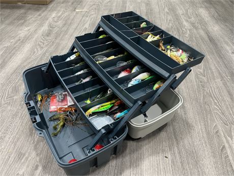 PLANO TACKLE BOX FULL OF NEW CONTENTS