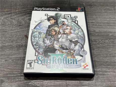 SUIKODEN 3 - PS2 - EXCELLENT CONDITION W/INSTRUCTIONS