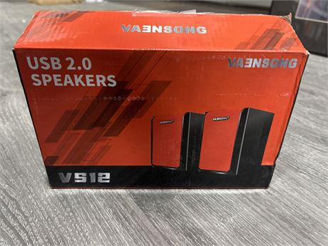 NEW OPEN BOX VAENSONG USB SPEAKERS