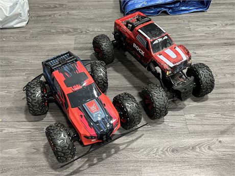 2 4x4 RC CARS - NO REMOTES, UNTESTED