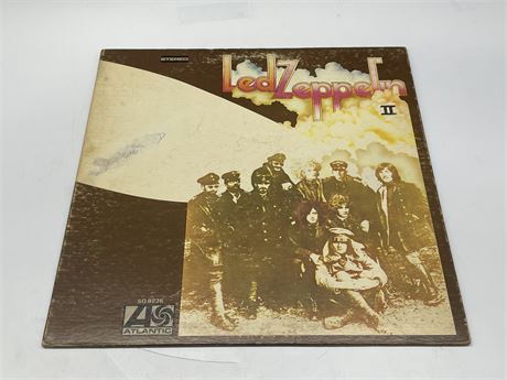 LED ZEPPELIN - TWO W/ OG 1969 RED LABEL - POOR CONDITION (Scratched)