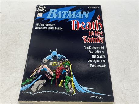 BATMAN A DEATH IN THE FAMILY - EXCELLENT CONDITION