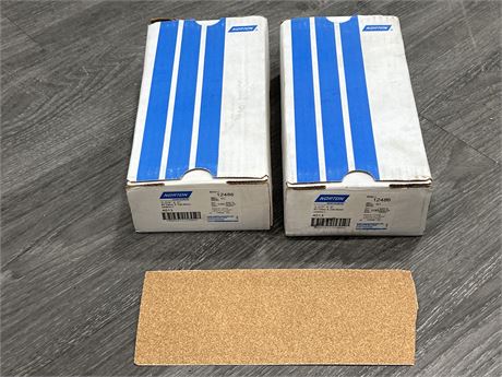2 BOXES OF NEW SANDPAPER