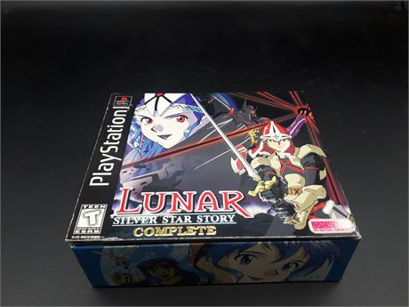LUNAR SILVER STAR STORY COMPLETE - CIB - EXCELLENT - PLAYSTATION ONE