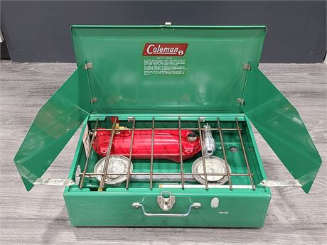 AS NEW COLEMAN CAMPSTOVE - NO OVEN