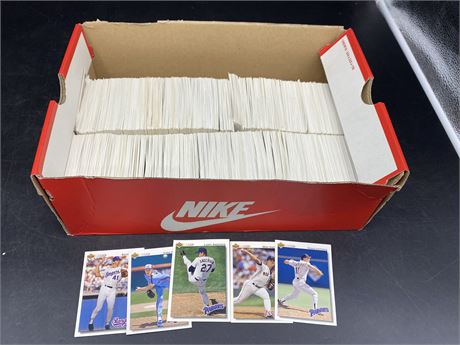 BOX OF 1991 UPPER DECK MLB CARDS