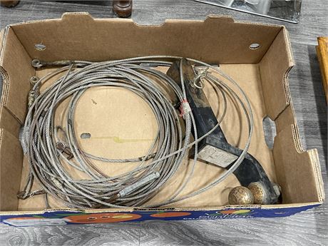 TRAILER HITCH & WIRE CABLES