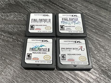 4 DS GAMES