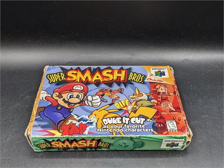 SUPER SMASH BROS - VERY GOOD CONDITION - N64