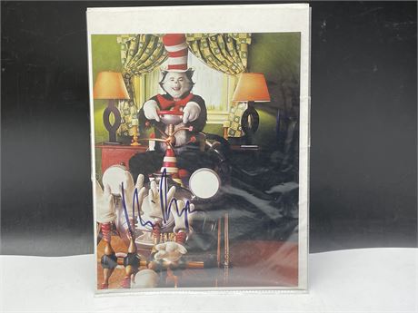 MIKE MEYERS SIGNED CAT IN THE HAT PHOTO W/ COA (8”x10”)