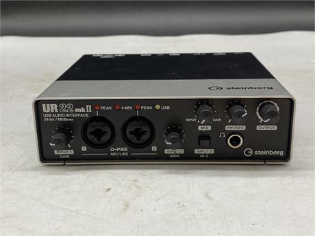 STEINBERG UR22 MK II USB AUDIO INTERFACE
