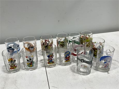 COLLECTION OF MCDONALDS GLASSES