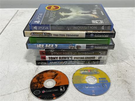 9 MISC VIDEO GAMES - DRAGON AGE IS SEALED