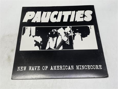 AGATHOCLES / PAUCITIES - NEW WAVE OF AMERICAN MINCECORE - EXCELLENT (E)