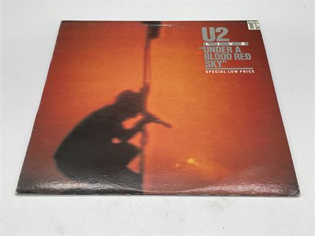 U2 - UNDER A BLOOD RED SKY - EXCELLENT (E)