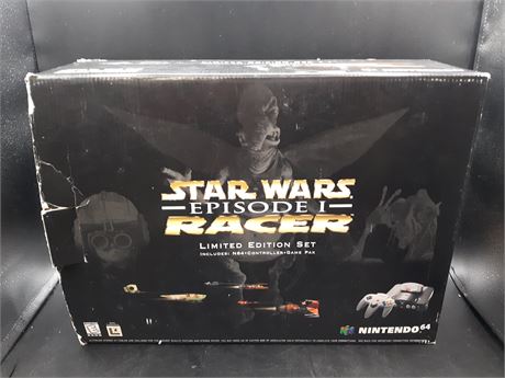 RARE - LIMITED EDITION STAR WARS RACER N64 CONSOLE BUNDLE