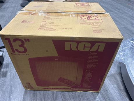 VINTAGE RCA 13” TV IN OG BOX