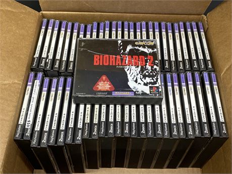 27 COPIES OF JAPANESE BIOHAZARD 2 FOR PLAYSTATION - NO SHIPPING