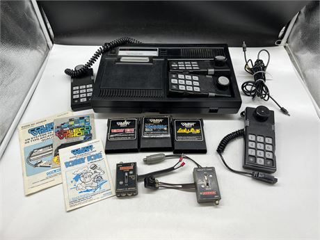 COLECO VISION SYSTEM W/3 GAMES - NO AC CORD