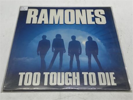 RAMONES - TOO TOUGH TO DIE - EXCELLENT (E)