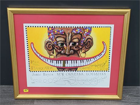 PETER THE PIANO EATER 1997 ARTIST PROOF SIGNED AND NUMBERED  PROFESSIONALLY