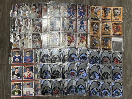 100+ VINTAGE HOCKEY CARDS - INCLUDES ROOKIES & NUMBERED CARDS