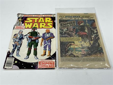 STAR WARS #42 - DETACHED COVER & NO BACK COVER (AS IS)