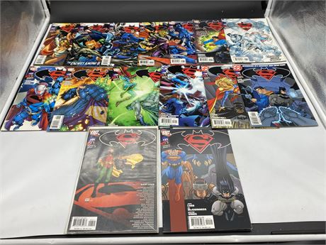 15 SUPERMAN / BATMAN COMICS