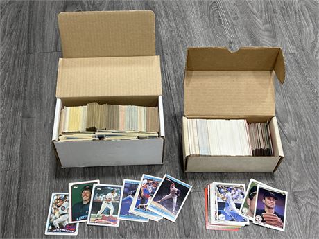 2 BOXES OF VINTAGE MLB CARDS