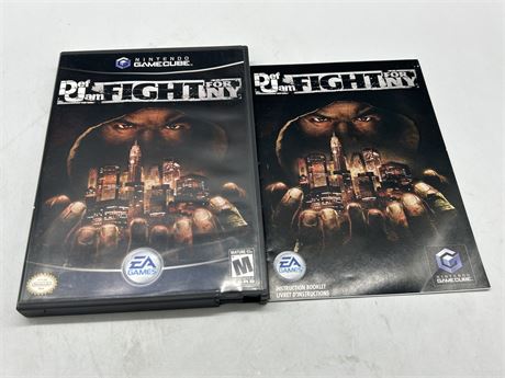 DEF JAM FIGHT FOR NY FOR GAMECUBE - MINT (NEVER PLAYED)