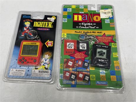 2 SEALED 1990’S CYBER & NANO FIGHTER GAMES