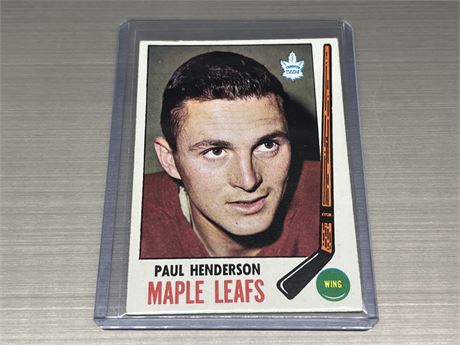 1969 TOPPS PAUL HENDERSON CARD