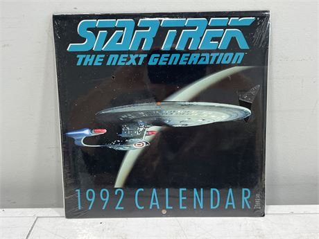 SEALED STAR TREK 1992 CALENDAR